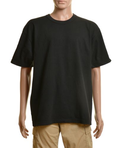 S/S BindingGarmentDyeT-Shirt 8.5oz/BK ブラック L