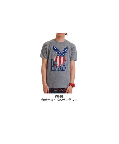 メンズ"Americana"グラフィック柄プリントTシャツ/展開カラー