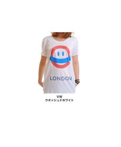 レディース"London Tube"グラフィック柄プリントTシャツ/展開カラー