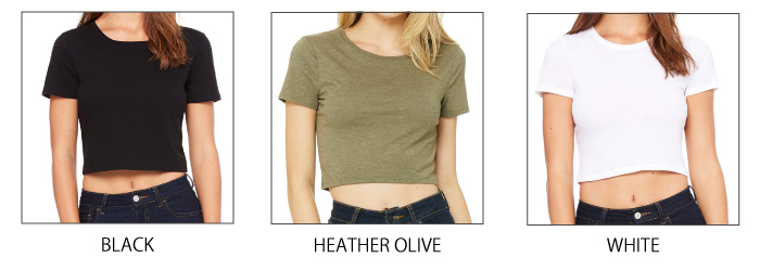 6681
Bella + Canvas 6681 Ladies' Poly-Cotton Crop T-Shirt｜国内在庫で展開してるカラー