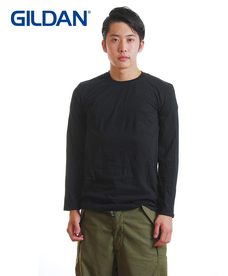 GILDAN(ギルダン)4.5oz ソフトスタイル リングスパン長袖Tシャツの激安 ...