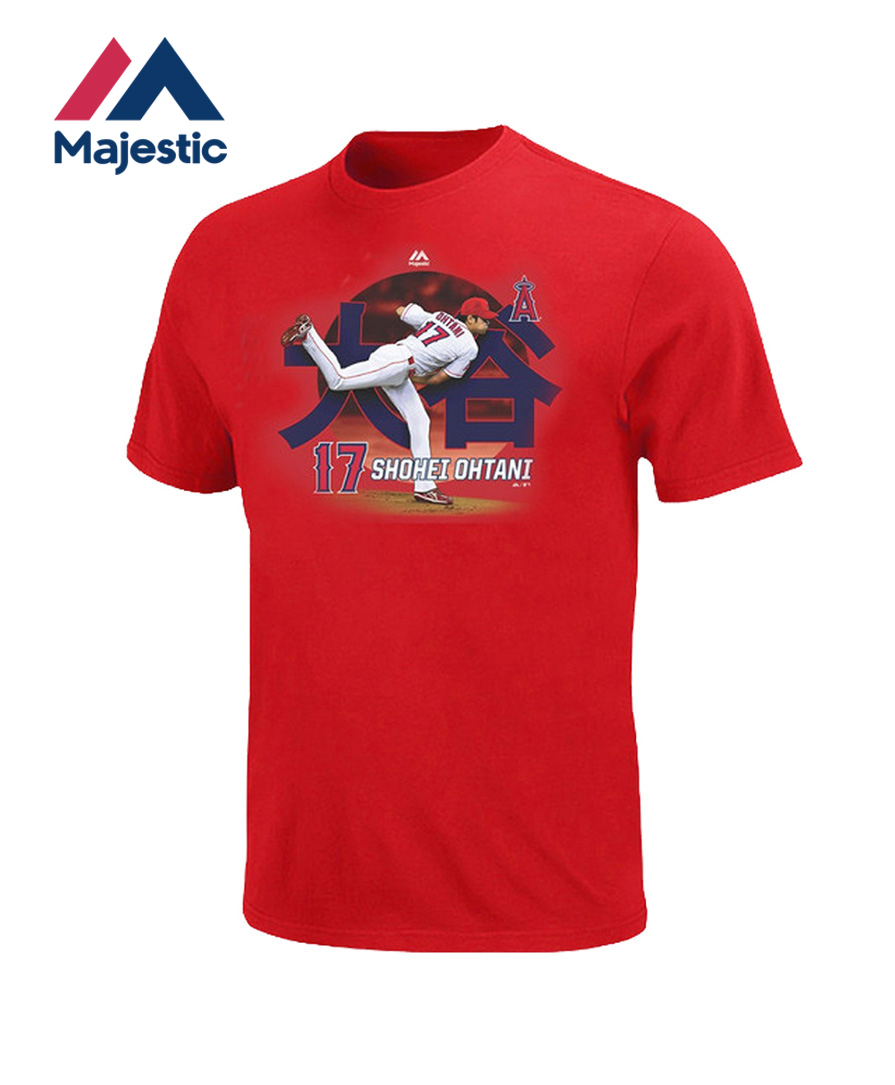 Majestic ロサンゼルス・エンジェルズ大谷選手グラフィックTシャツ激安通販