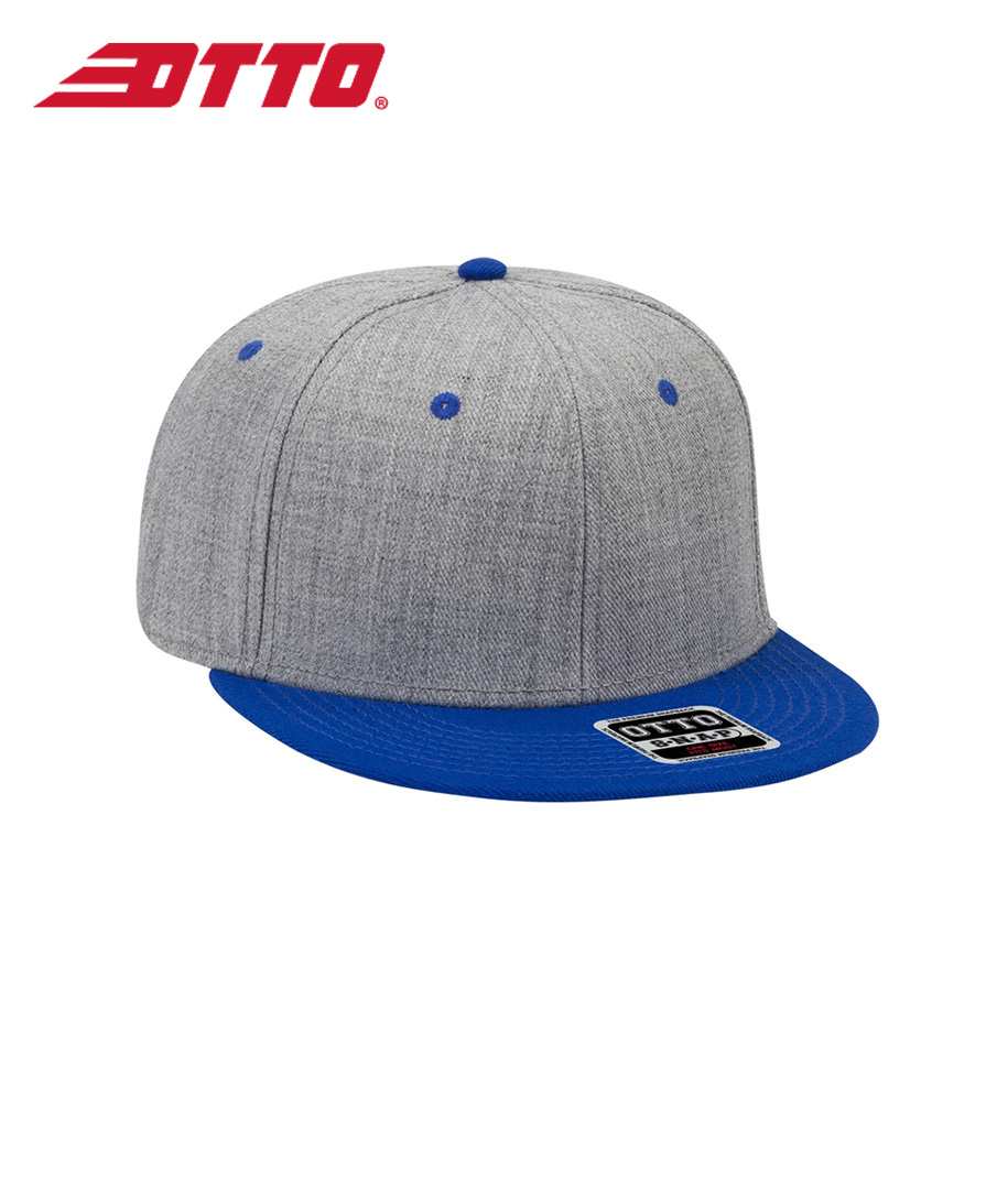 OTTO CAP】ヘザーウールブレンド フラットバイザーキャップ(スナップバック)｜オットーキャップの 激安卸通販
