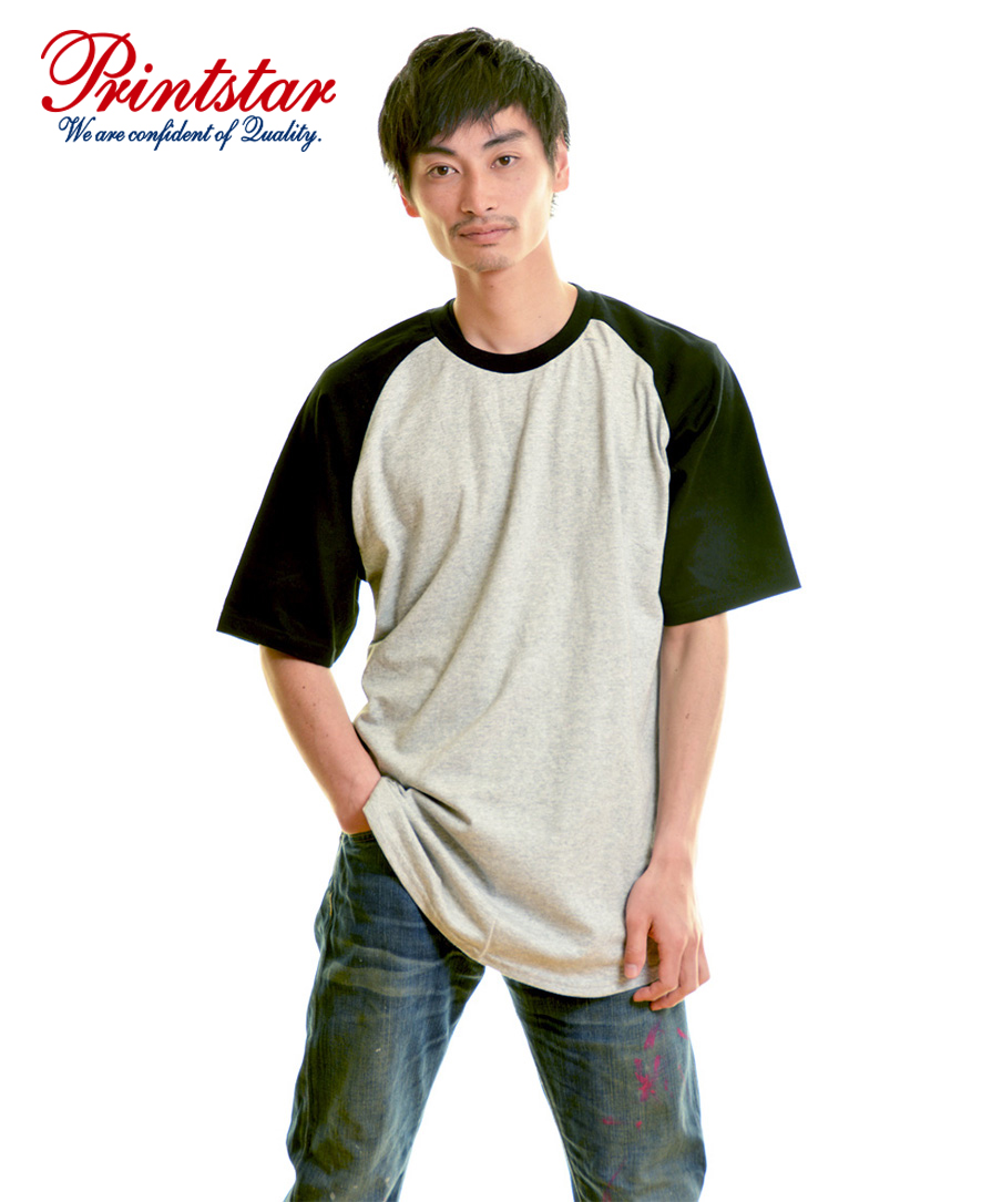 5.6ozラグランTシャツ【Printstar/プリントスター】｜無地Tシャツ卸 ...