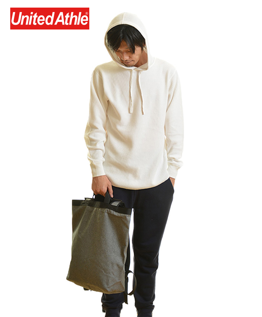 United Athleデイパック激安通販｜ユナイテッドアスレ無地リュックの卸売【オレンジパーム】