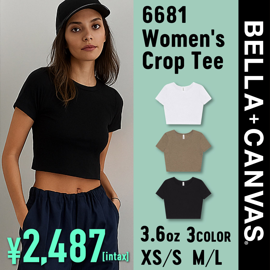 bella レディース クロップドTシャツ
