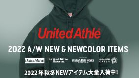 United Athle (ユナイテッドアスレ)の2022 年秋冬！スウェットパーカー、ビッグシルエットのロンTなど、随時入荷中！どこよりもお安い業務価格で卸通販。