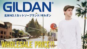 北米ナンバーワン無地カットソーブランド【ギルダン/GILDAN】特集。無地のTシャツ、パーカー、スウェット類を激安の卸価格で通販できます。