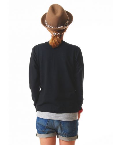 17VergleBee(セブンティーンヴェーグルビー)ハニカム長袖Tシャツ(リブ有り)/02ブラック レディース