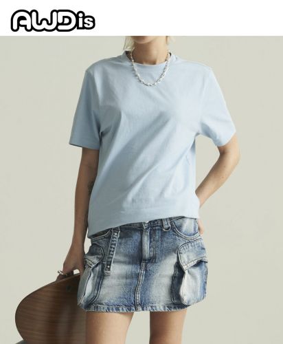 awdis(アウディス)The AWDis 150 Tシャツ/Sky Blue（海外お取り寄せカラー）モデル着用2