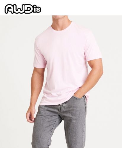 awdis(アウディス)awdis just ts The 100 Tシャツ/BABY PINKモデル着用1