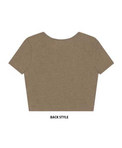 BELLA+CANVAS(ベラ キャンバス)レディース クロップドTシャツ/HO:バックスタイル