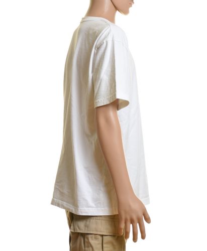 S/S BindingGarmentDyeT-Shirt 8.5oz/OWオフホワイト L
