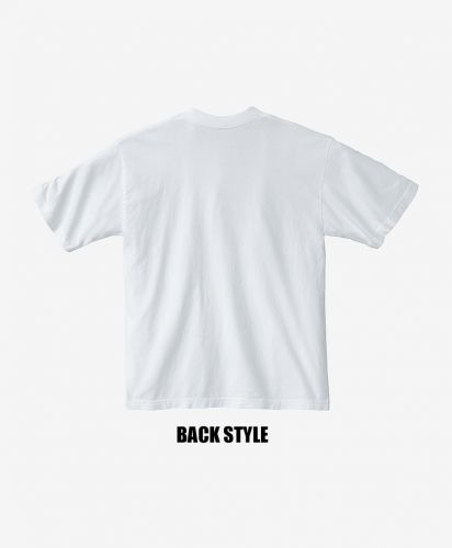 ロサンゼルスアパレル(Los Angeles Apparel)TS/S GARMENT DYE CREW NECK 6.5oz/WH ホワイトBACKSTYLE
