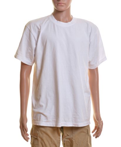 S/S GARMENT DYE CREW NECK 6.5oz/ホワイト L