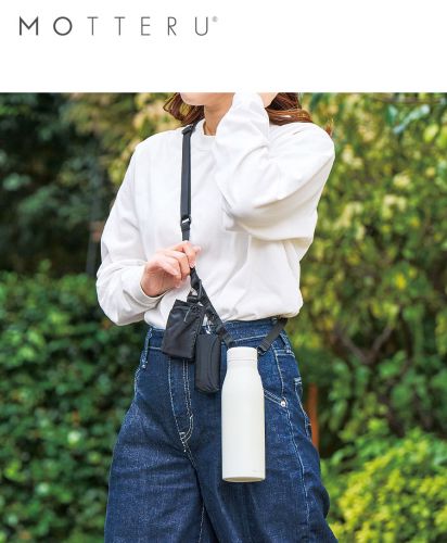 モッテル(MOTTERU)MOTTERUショルダーサーモステンレスボトルPLUS/カラビナを付け替えれば、ハンギング仕様にすることもできます