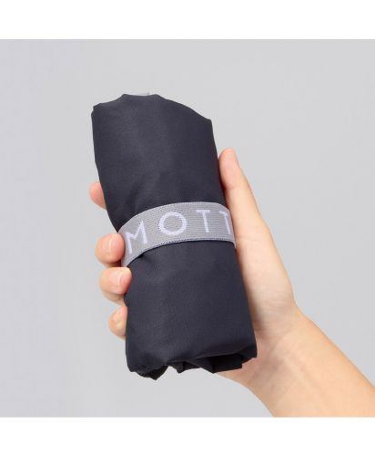 モッテル(MOTTERU)クルリト　クーラーバッグ/ゴムバンドでコンパクトにまとめられるMOTTERU保冷エコバッグ。
