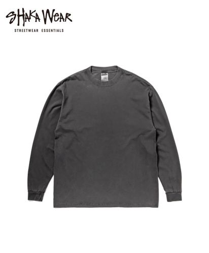 SHAKA WEAR(シャカウェア) SHAKA WEAR 7.5ozガーメントダイロングスリーブTシャツ/ SD シャドウ