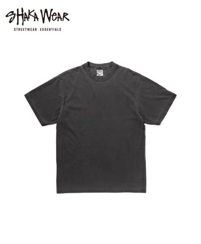SHAKA WEAR 7.5ozガーメントダイTシャツ/BK ブラック