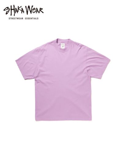 SHAKA WEAR 7.5ozガーメントダイTシャツ/PP パステルパープル