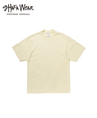 SHAKA WEAR 7.5ozガーメントダイTシャツ/CM クリーム
