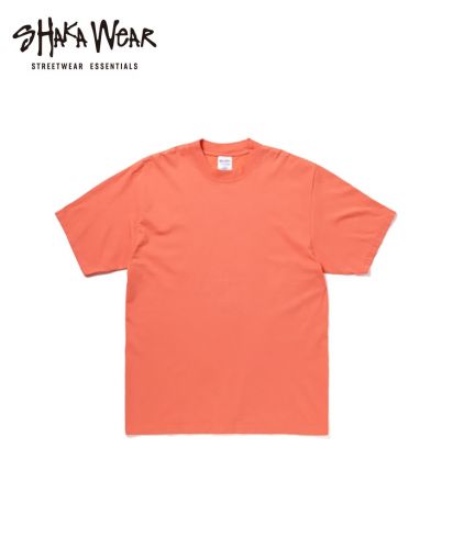 SHAKA WEAR 7.5ozガーメントダイTシャツ/PC ピーチ