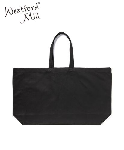Westford Mill(ウエストフォード ミル)14 oz ヘビーウェイト スタイリストバッグ 14 oz Oversized Canvas Tote/036 ブラック