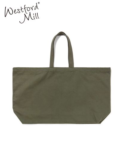 Westford Mill(ウエストフォード ミル)14 oz ヘビーウェイト スタイリストバッグ 14 oz Oversized Canvas Tote/039 オリーブグリーン