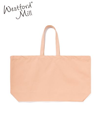 Westford Mill(ウエストフォード ミル)14 oz ヘビーウェイト スタイリストバッグ 14 oz Oversized Canvas Tote/0CP ピーチ