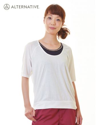 The mama cass oversized top WHホワイト Osサイズ レディース 165cm