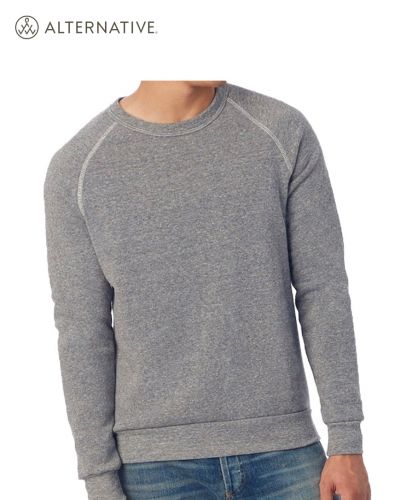 The Champ L/S Eco-Fleece Raglan HG/Eco Gray