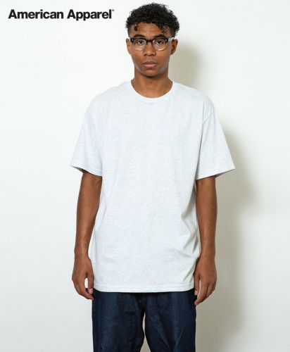 AmericanApparel 6oz ショートスリーブTシャツ | 01S アッシュ