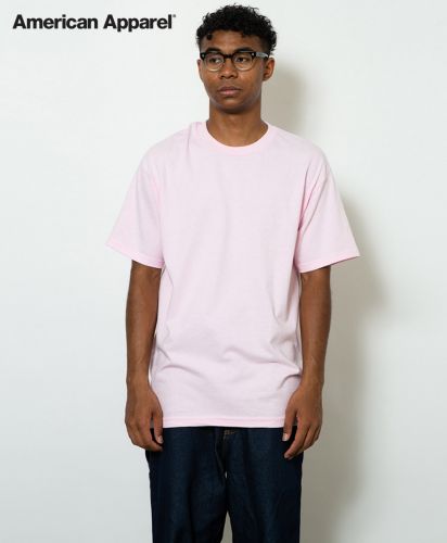 AmericanApparel 6oz ショートスリーブTシャツ | 06Sピンク