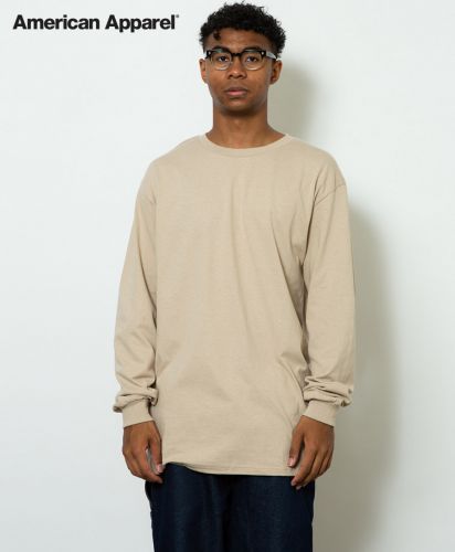 American Apparel 6.0oz 長袖Tシャツ｜94Sサンド