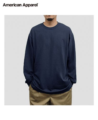 6oz 長袖Tシャツ｜NY ネイビー