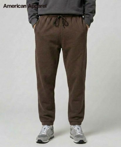 American Apparel (アメリカンアパレル)7.6oz リフレックスフリース ユニセックス スウェットパンツ/モデル着用：874 ブラウン