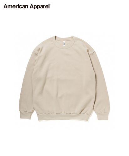 American Apparel (アメリカンアパレル)7.6oz リフレックスフリース ユニセックス スウェットシャツ/0M7 ボーン