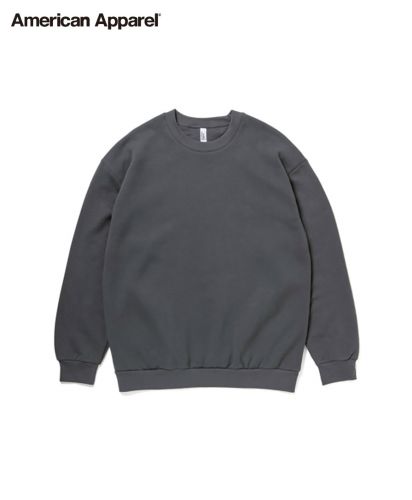 American Apparel (アメリカンアパレル)7.6oz リフレックスフリース ユニセックス スウェットシャツ/876 アスファルト