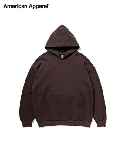 American Apparel (アメリカンアパレル)7.6oz リフレックスフリース ユニセックス プルオーバーパーカー/874 ブラウン