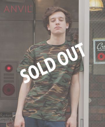 4.9oz カモフラ半袖Tシャツ