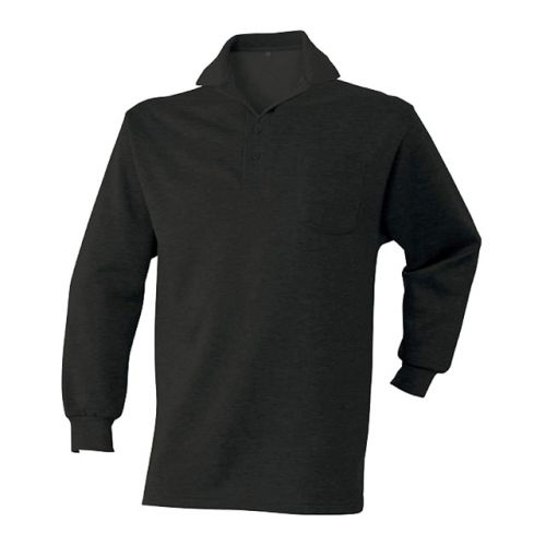 完売品 ⭐️新品タグ付き ❤️Mサイズ ANEW レディースポロシャツ　ブラック ポロシャツ 「Alfred Alex」ハートロゴ刺繍ビッグ鹿の子ポロシャツ