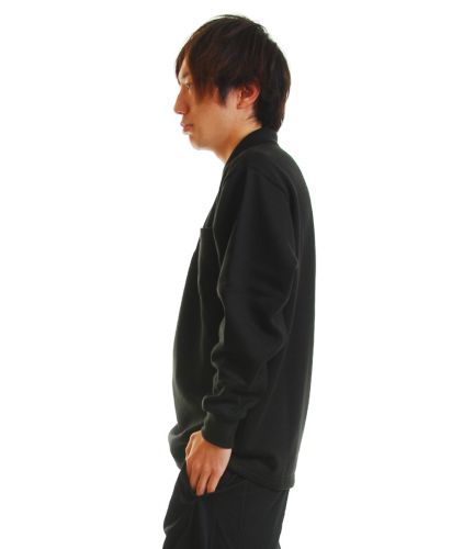 裏起毛ポロシャツ/11ブラック Mサイズ メンズ 167cm