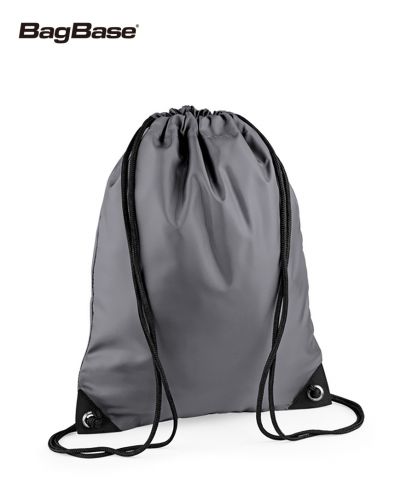 バッグベース(BagBase)プレミアムジムサック　Premium Gymsac/516	グラファイトグレー