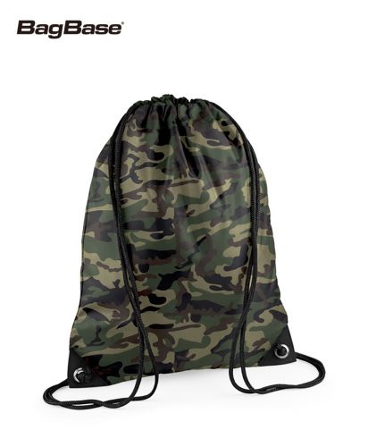 バッグベース(BagBase)プレミアムジムサック　Premium Gymsac/306	ジャングルカモ