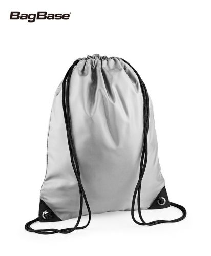 バッグベース(BagBase)プレミアムジムサック　Premium Gymsac/333 シルバー