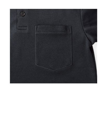ポケット付き アクティブ ポロシャツ/ポケット SIZE ： W約11cm×H約13.5cm