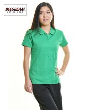 BEESBEAM(ビーズビーム)アクティブポロシャツ/09グリーン WLサイズ レディース 158cm