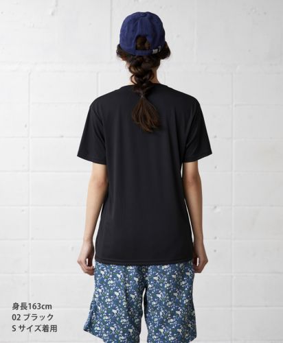 ファンクションドライTシャツ/02ブラック Sサイズ レディースモデル163cm