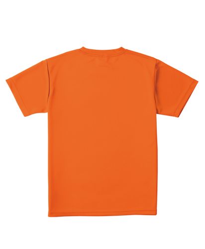 ファイバードライTシャツ/10オレンジ back
