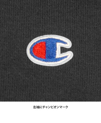 12oz リバースウィーブ クルーネック/左袖にチャンピオンマーク